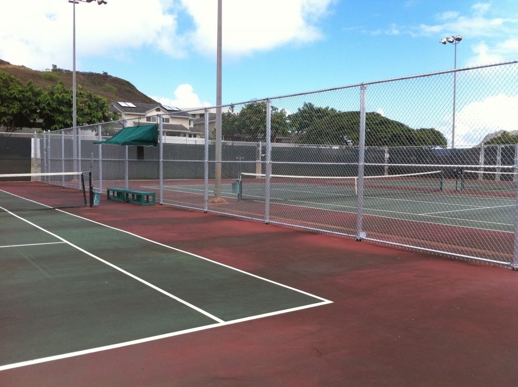 Chain Link Enclosure Tennis Court Allied Security Fence