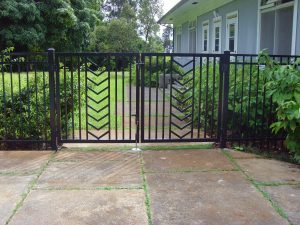 Ornamental Entry Gate Chevron